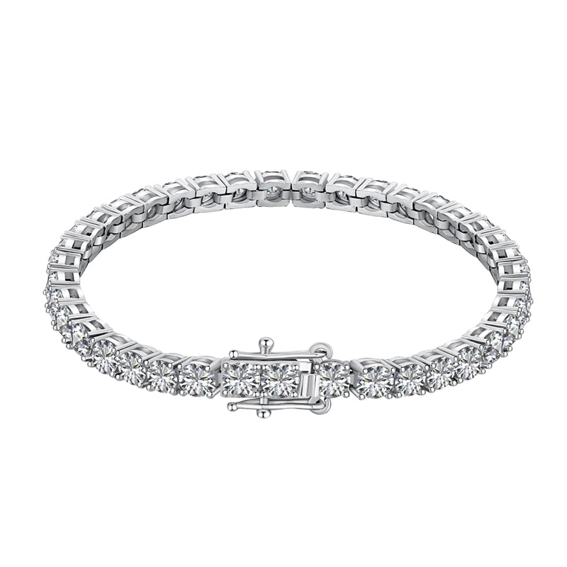 Pulsera Tennis 4mm Plata 925 - Ámbar Joyas