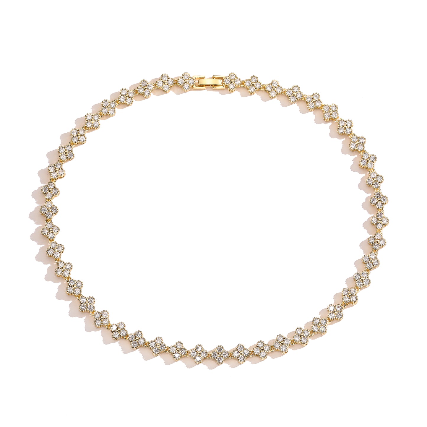 Collar Clover Mini Dorado - Ámbar Joyas