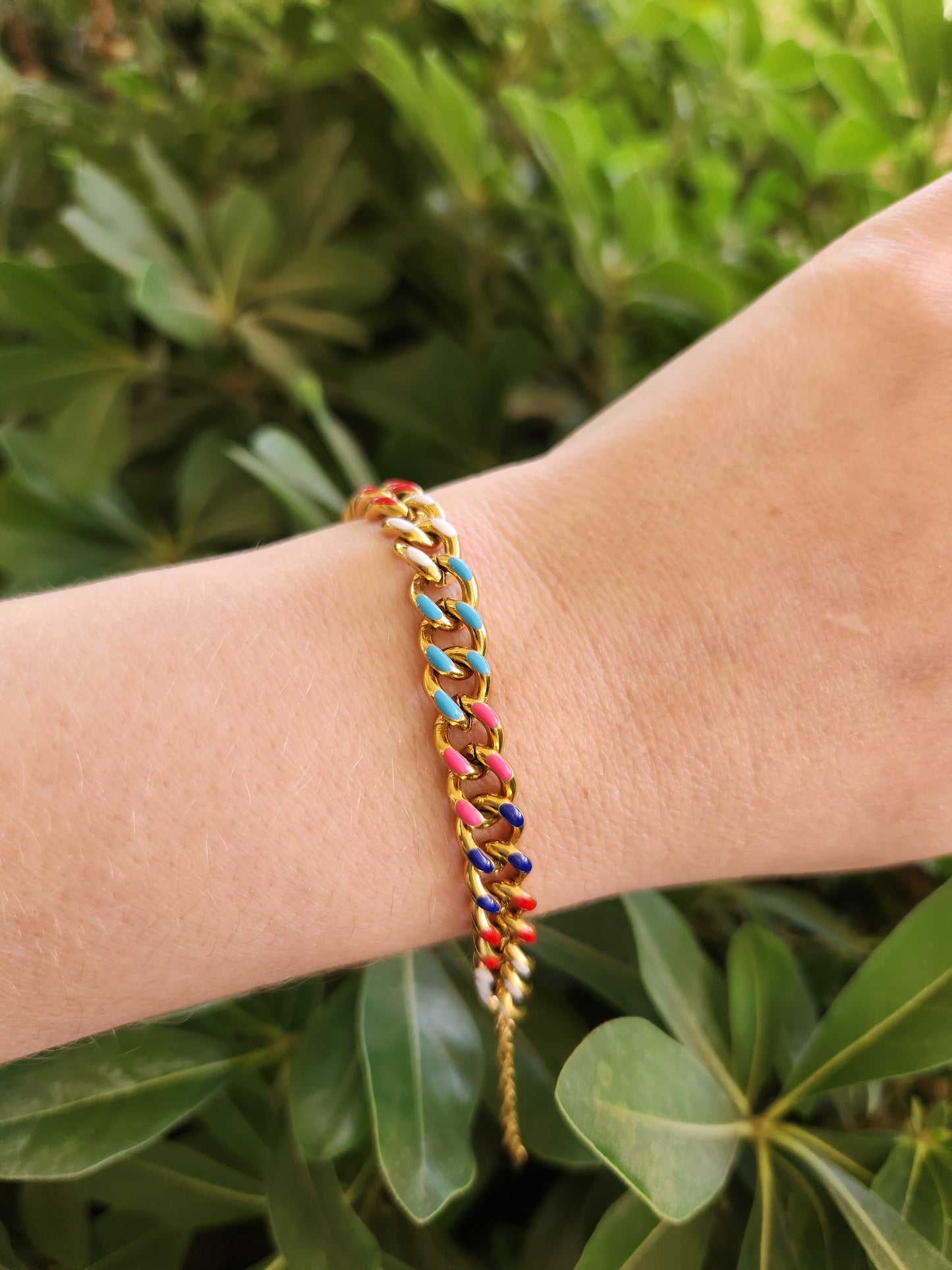 Pulsera de Acero inoxidable Esmaltado