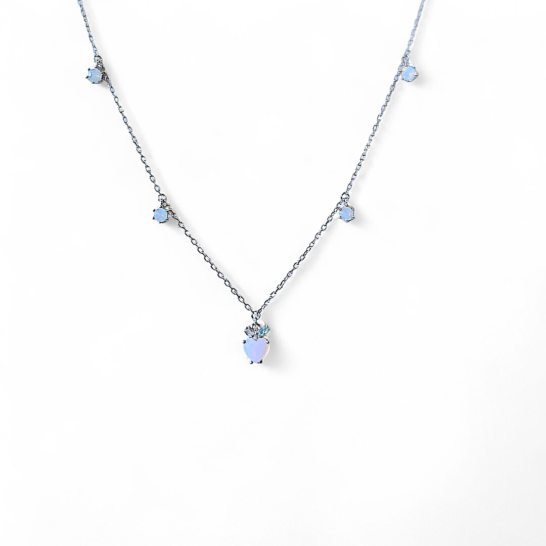 Cadena Charms Rosados - Plata 925
