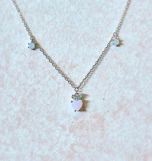 Collar Charms Rosados – Plata 925 con Circonitas Brillantes