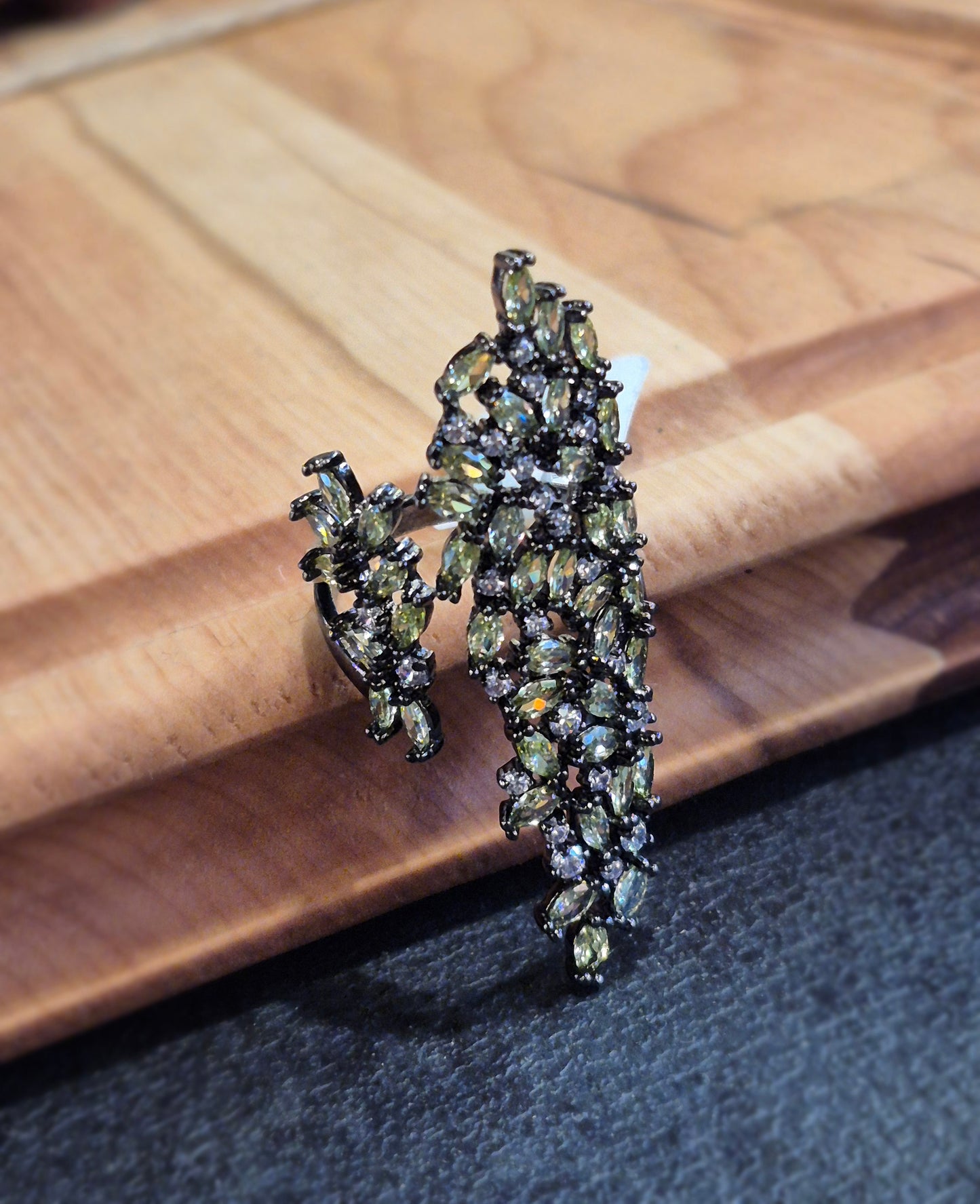 Anillo Hojas Ajustable - Multi