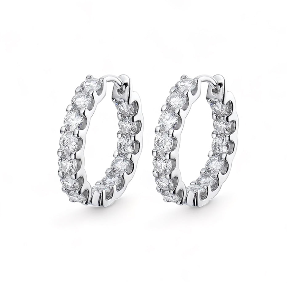 Argollas Moisanitas 3mm