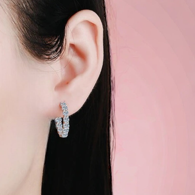 Argollas Moisanitas 3mm