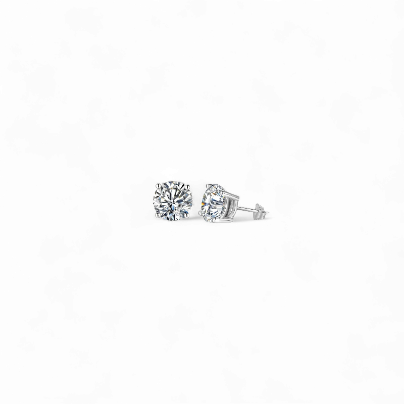 Aros Moisanitas 0.5ct - Ámbar Joyas
