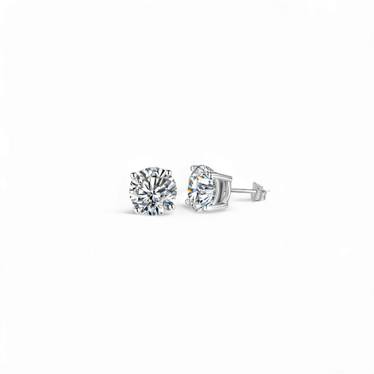 Aros Moisanitas 1.0ct - Ámbar Joyas