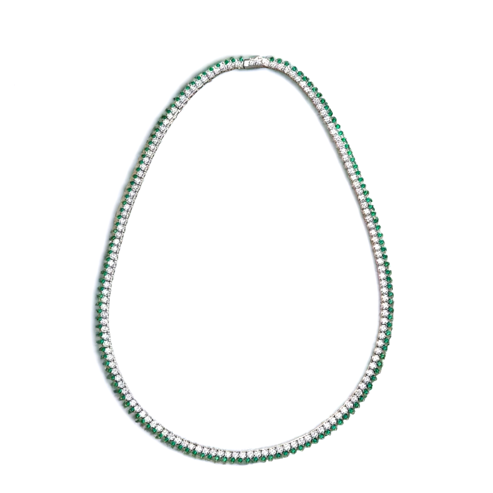 Collar Tennis de Moisanitas (A Pedido) - Ámbar Joyas