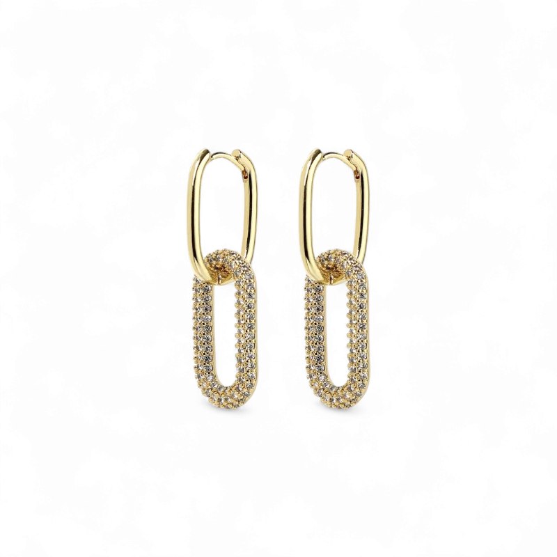 Aros Hoop on Oval Hoop Dorado