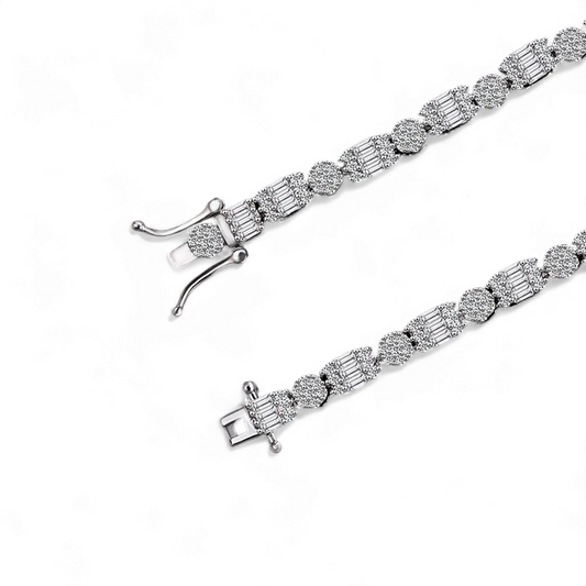 Pulsera Tennis Elegance Plata 925 - Ámbar Joyas