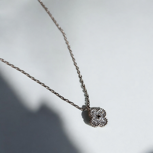 Cadena Sweet Clover Circones Trébol Plata 925