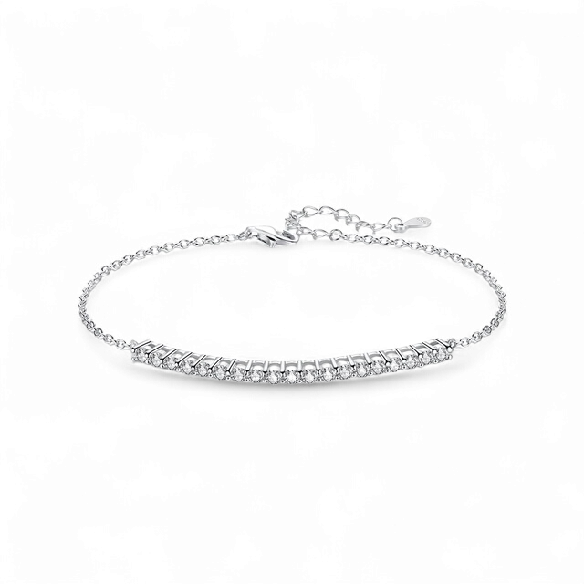 Pulsera Moisanitas Plata 925