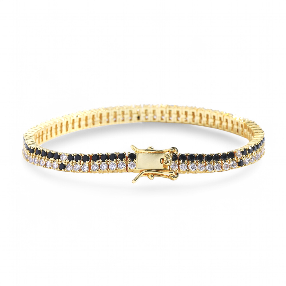Pulsera Tennis de Doble Fila (2 Colores)