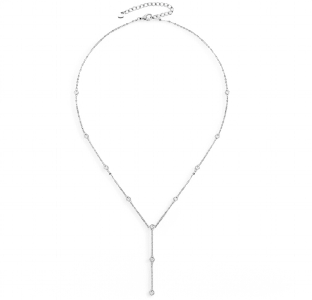 Cadena "Y" Moisanitas Plata 925