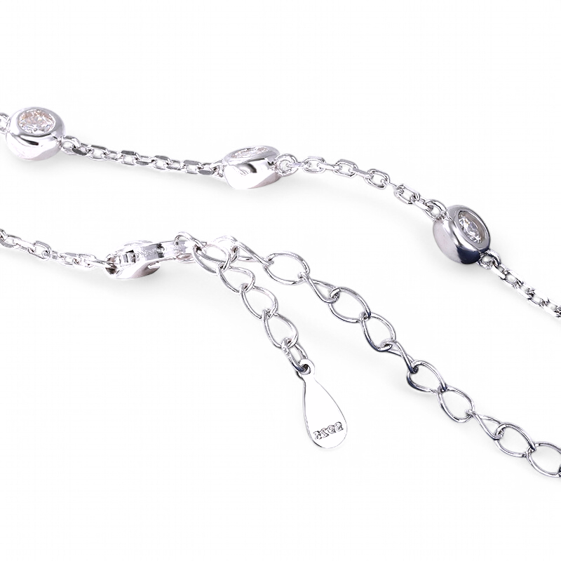 Cadena "Y" Moisanitas Plata 925