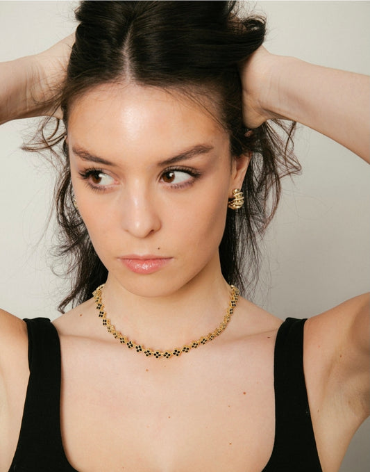 Collar Clover Mini Negro