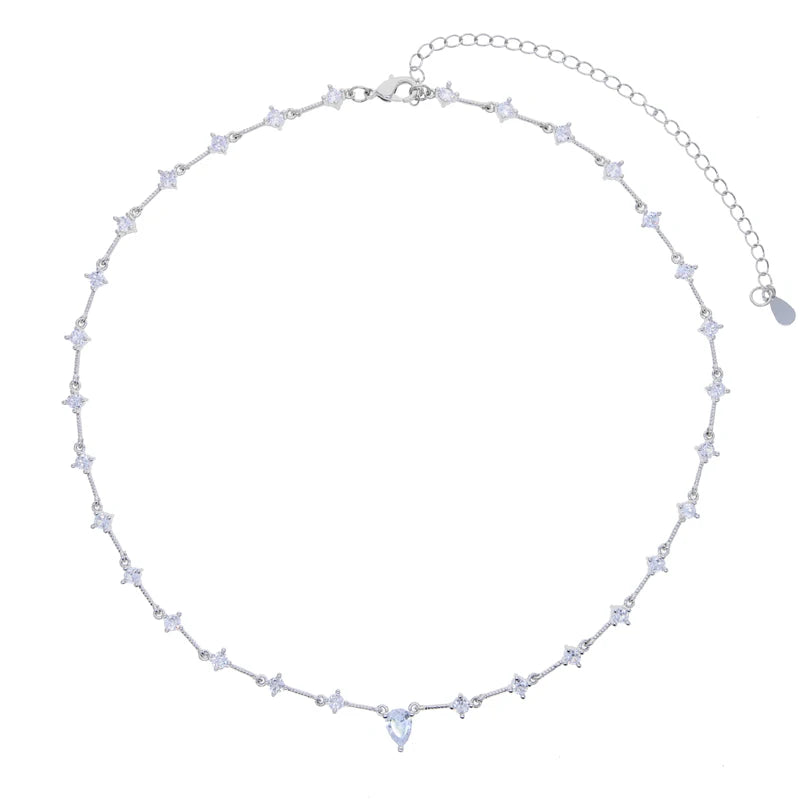 Collar Ajustable Brillante con Circonitas *