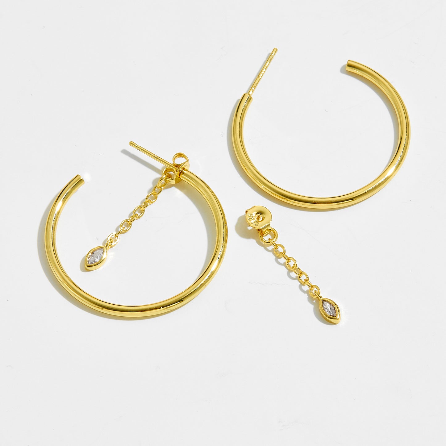 Argollas Classic con Cierre Dije