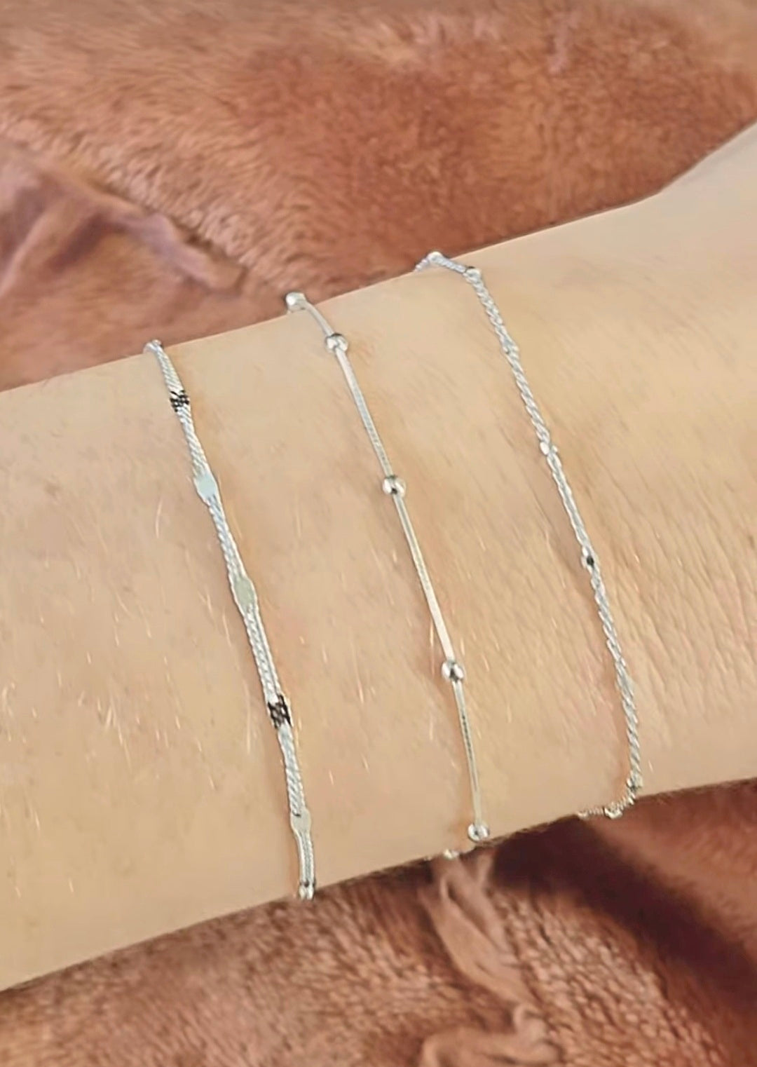Pulsera de Plata 925 Bolitas