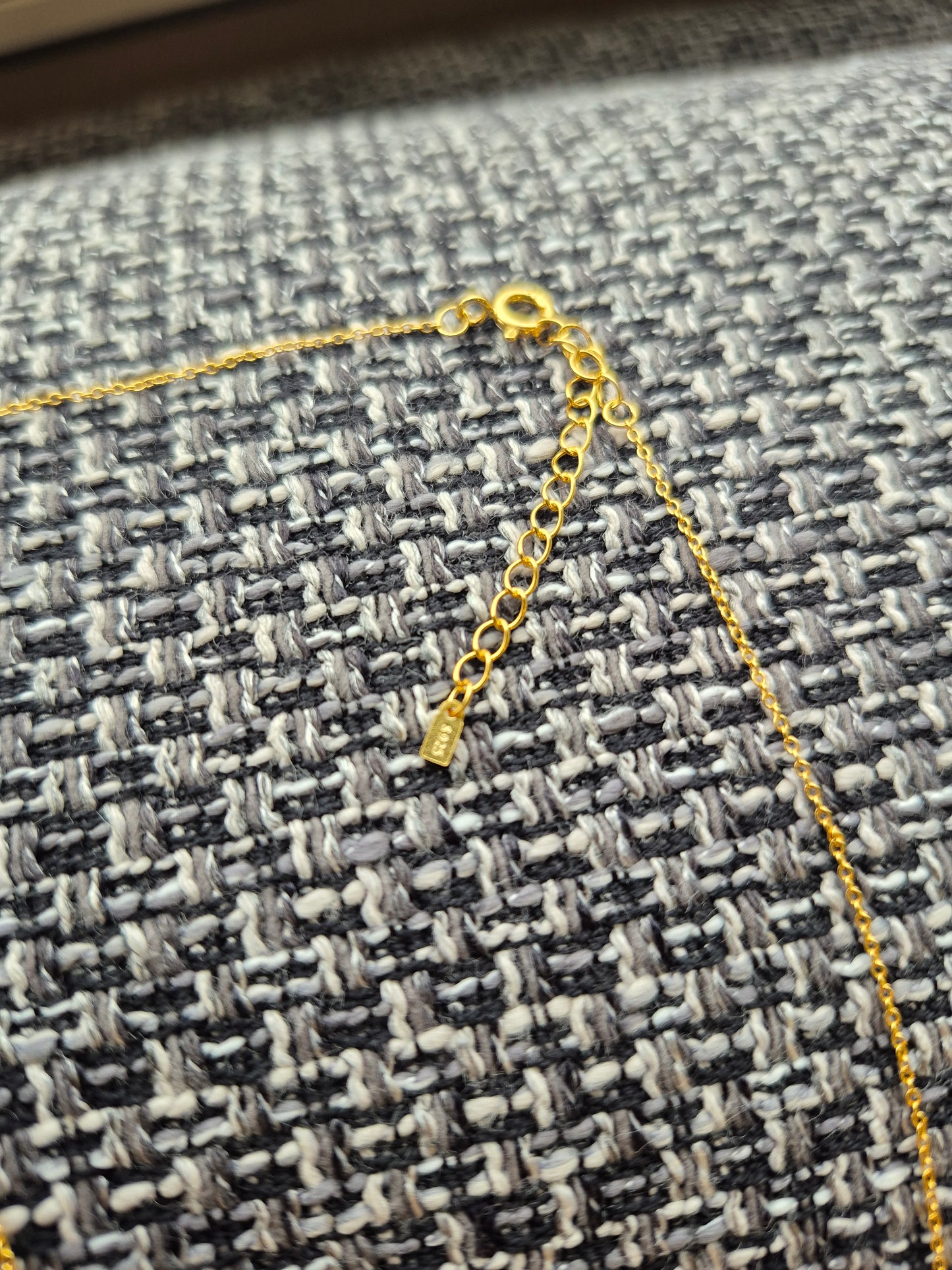 Cadens Gota Circonia Plata 925 - Oro 18k