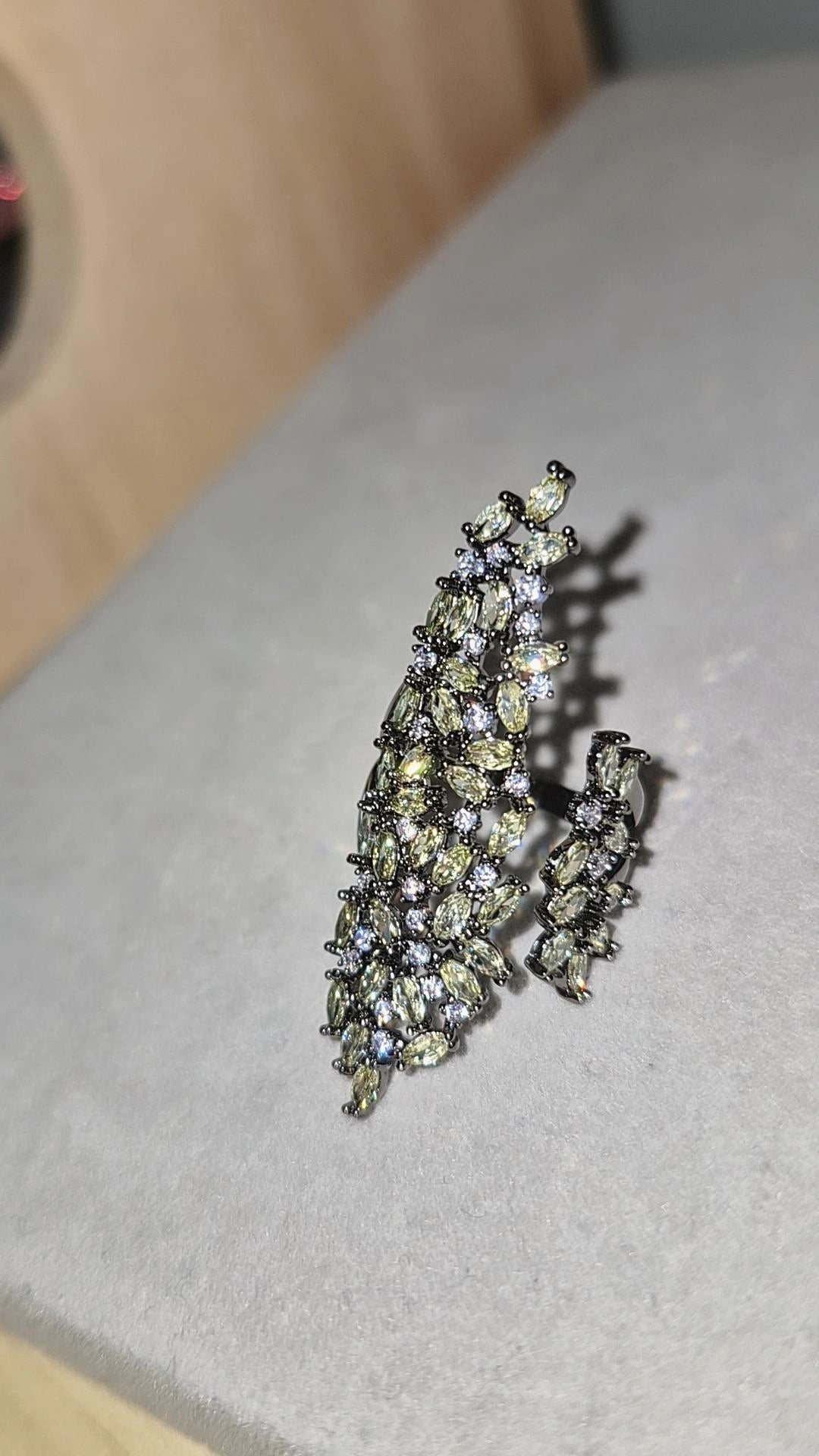 Anillo Hojas Ajustable - Multi