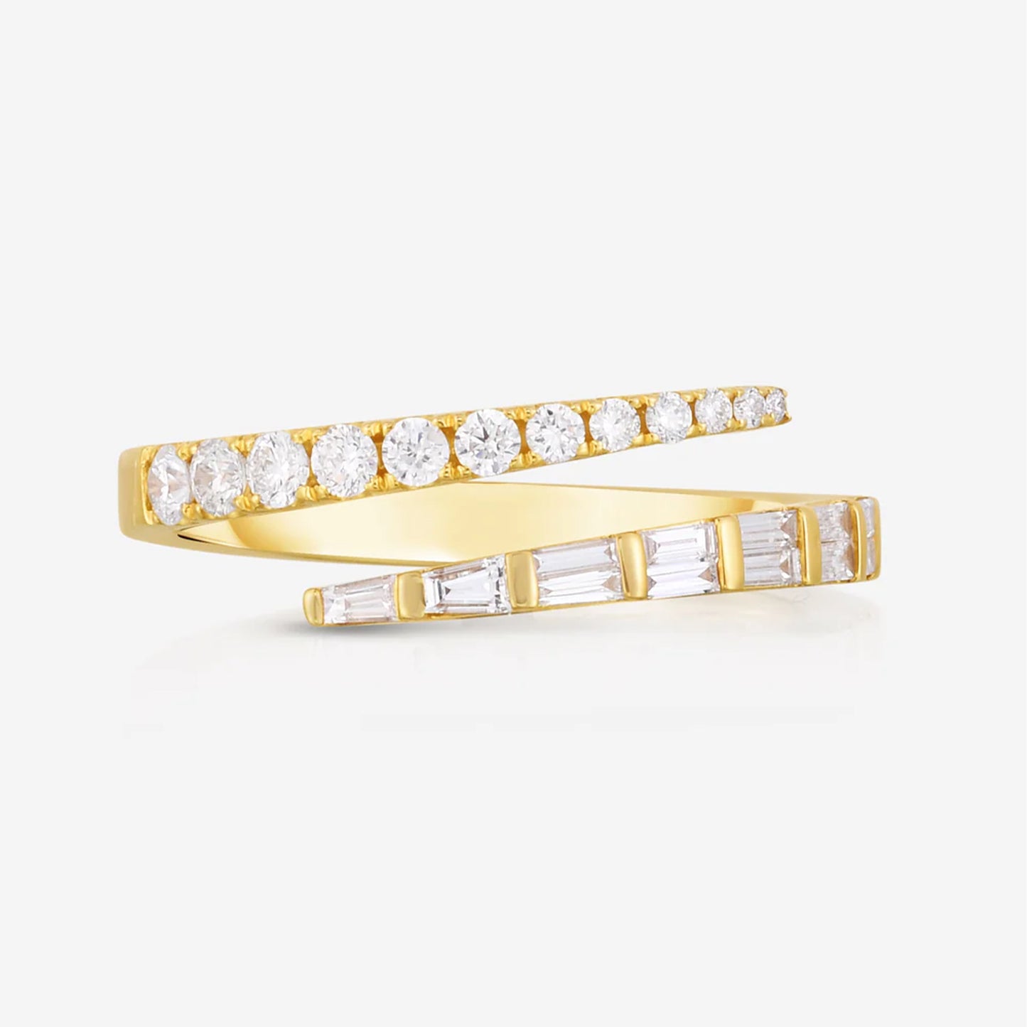 Anillo Ajustable Mix Circones Plata 925 - Oro 18k