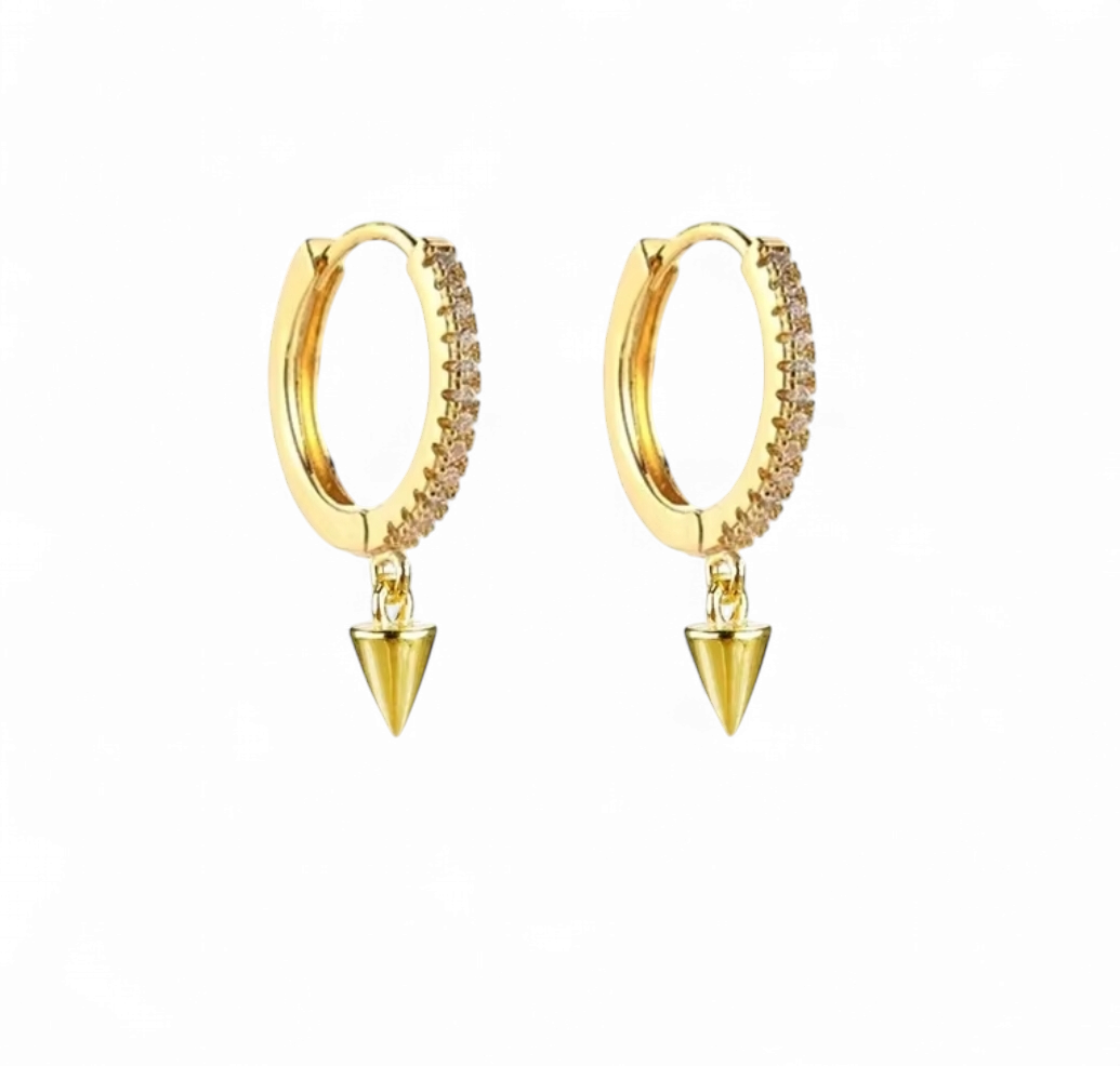 Argollas de Circones Espiga Mini (2 colores)