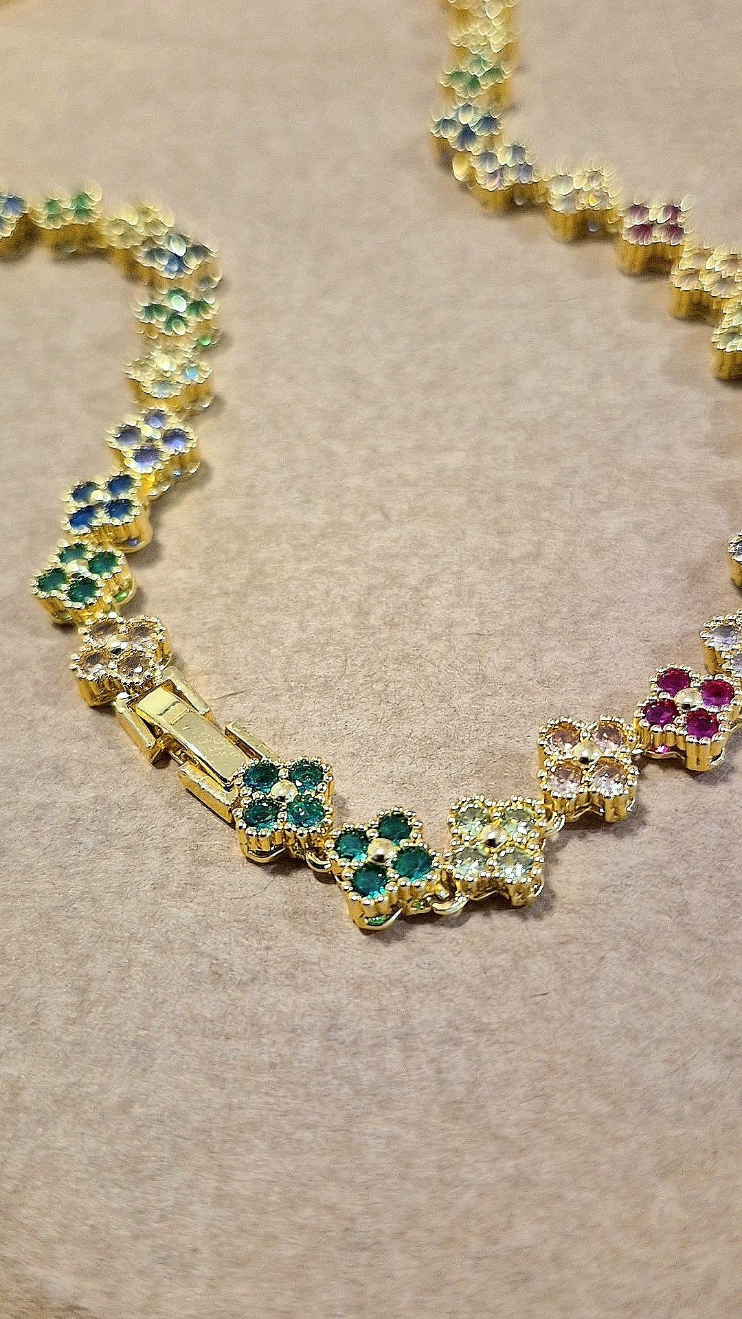 Collar Clover Mini Rainbow