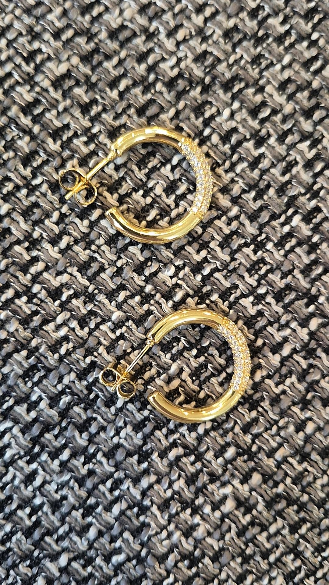Argollas Half Circones 2.5cm