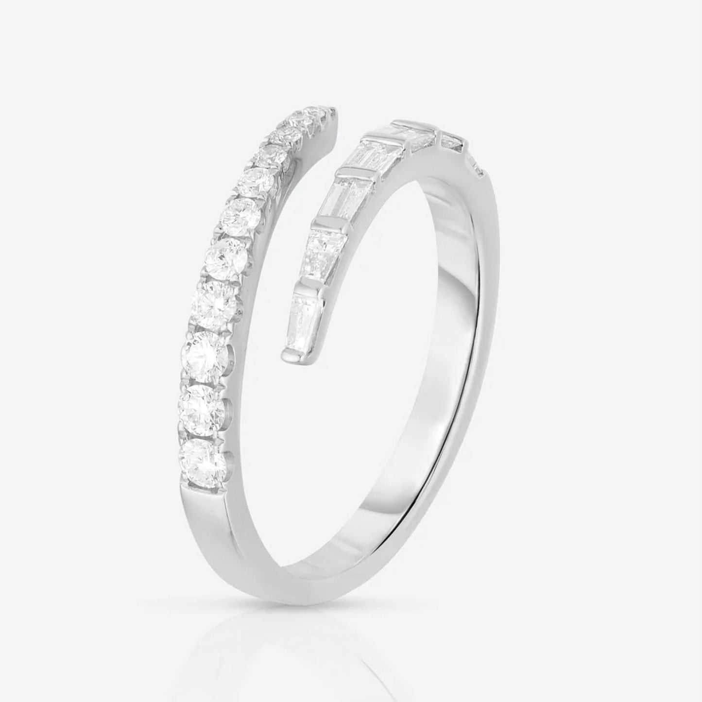 Anillo Ajustable Mix Circones Plata 925 - Rodio