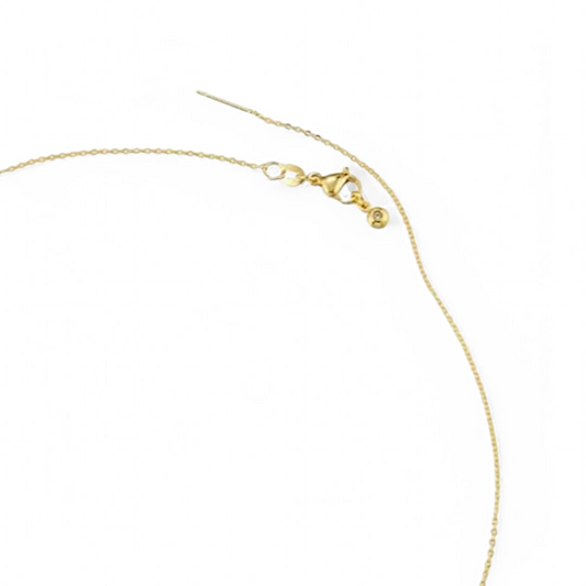 Cadena Dafne Celeste Plateado