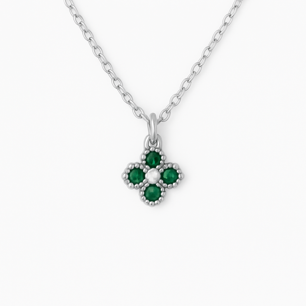 Cadena Mini Clover Verde - Rodio