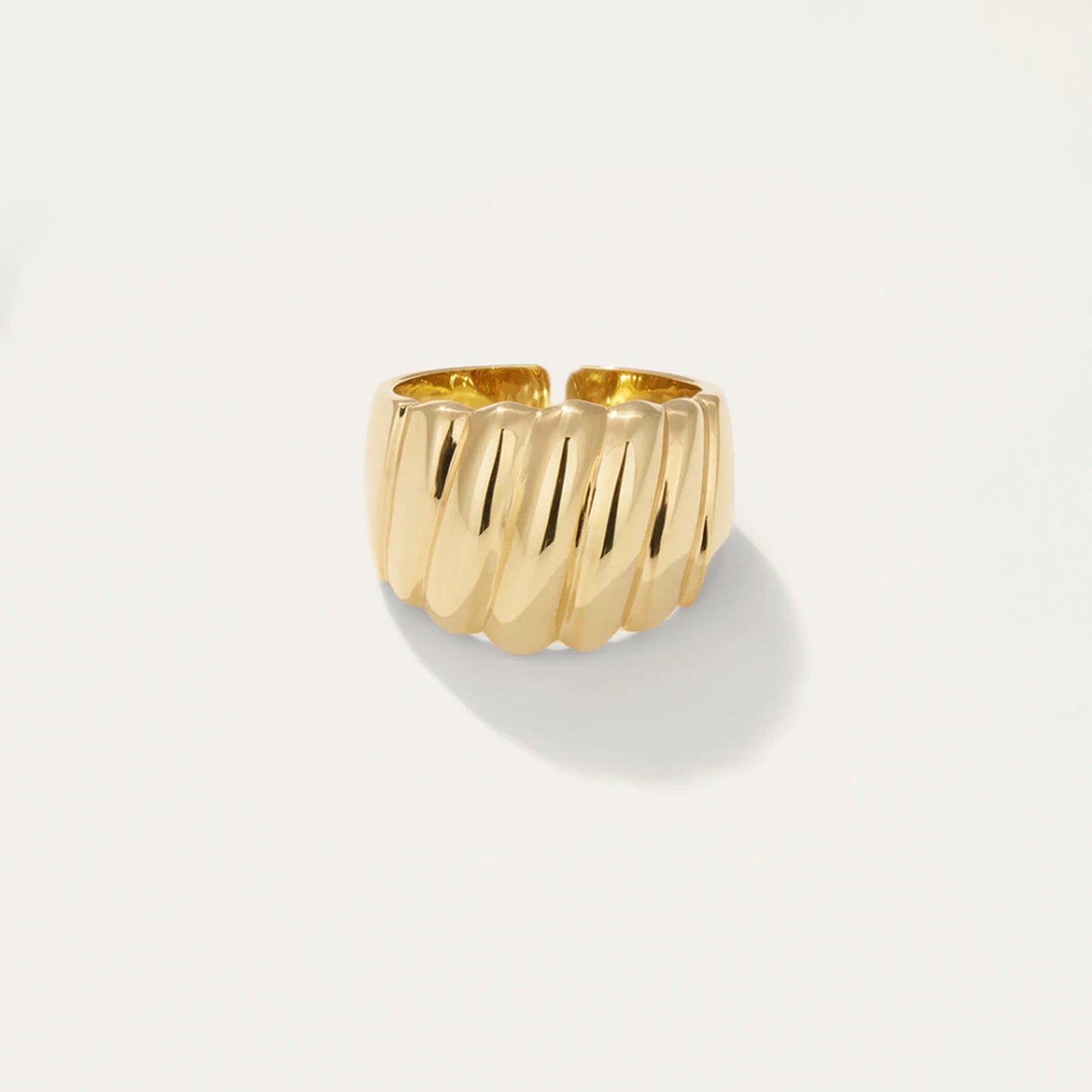Anillo Ajustable Bold Plata 925 – Oro 18k