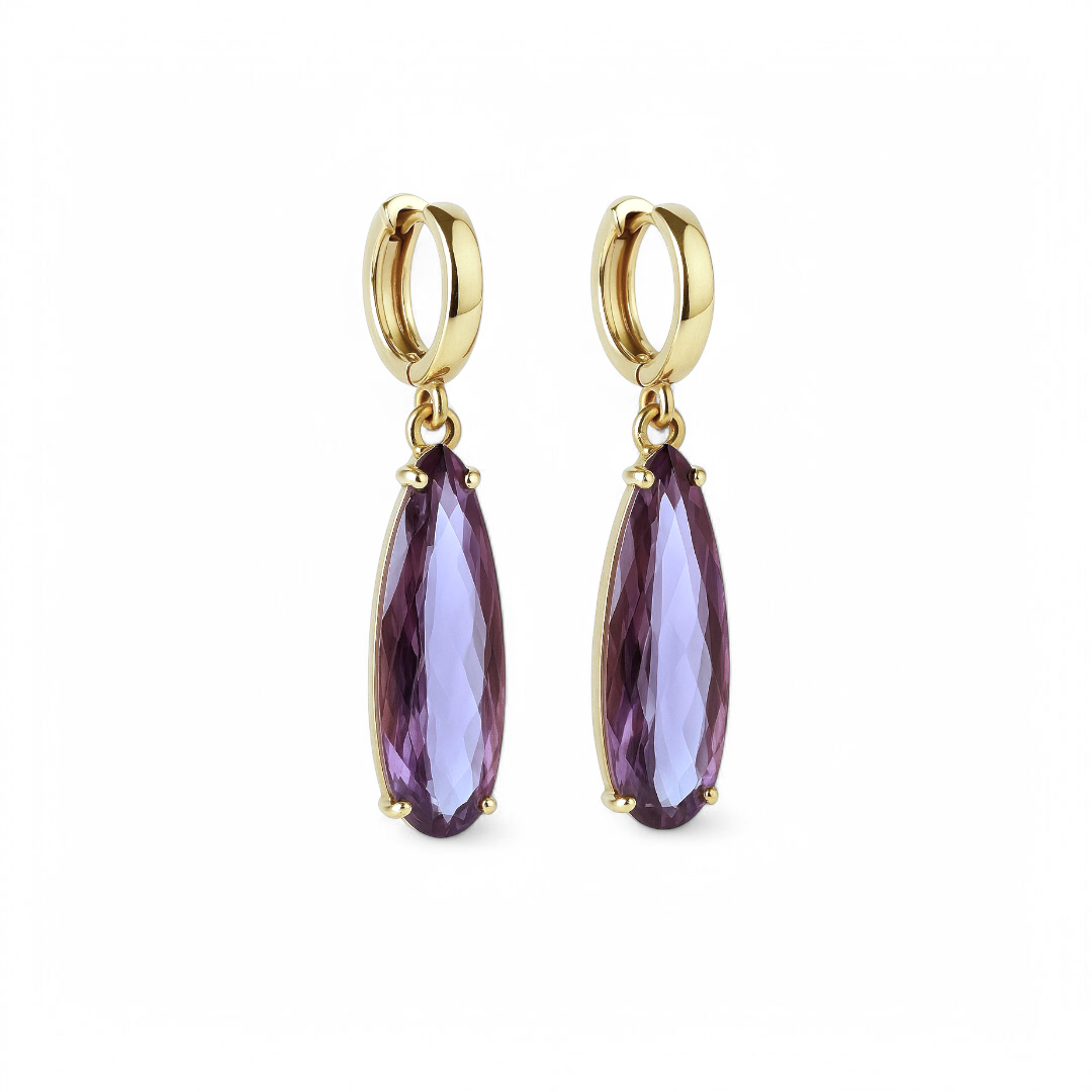 Aros Gota Morada