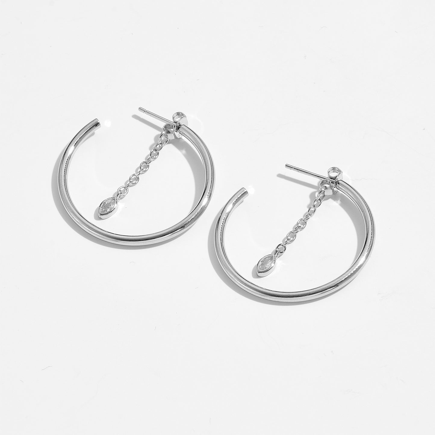 Argollas Classic con Cierre Dije