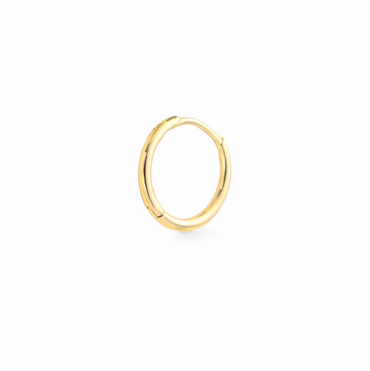 Pack de Aros Huggies Dorados – Argollas con Circonita, Lisas y Micro Pavé