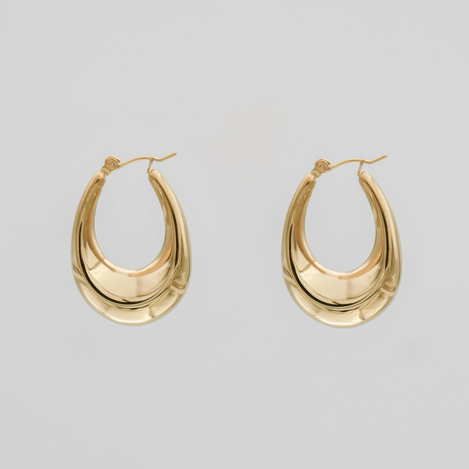 Argollas Gruesas Acero Inoxidable