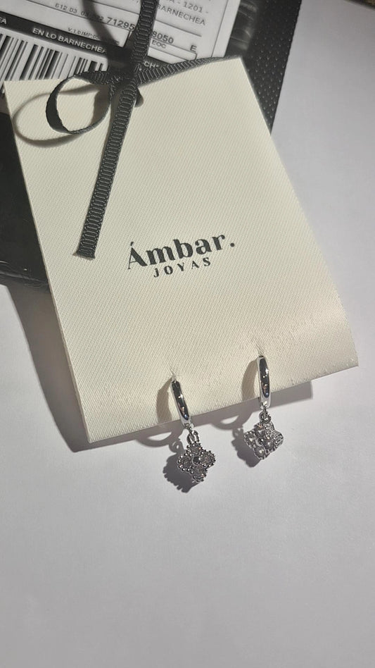 Aros Trébol Mini - Rodio