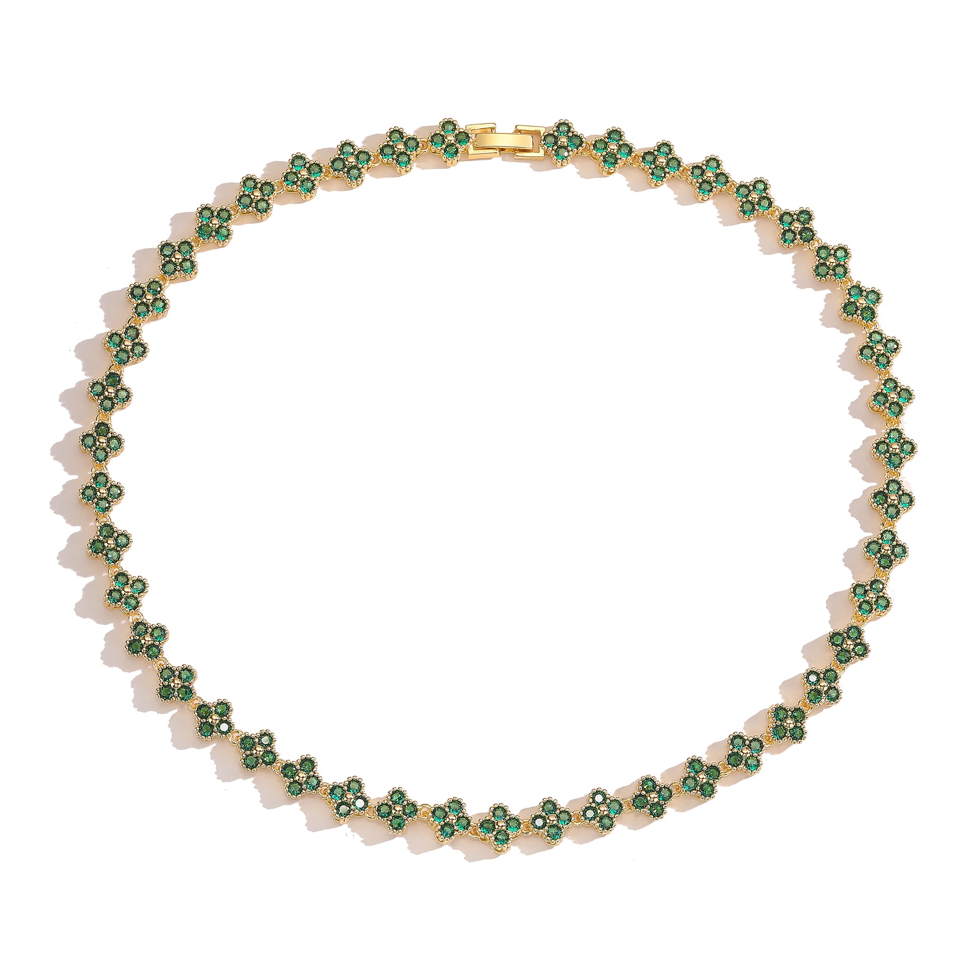 Collar Clover Mini Verde - Ámbar Joyas