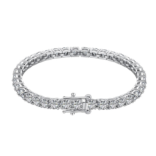 Pulsera Tennis 4mm Plata 925 - Ámbar Joyas