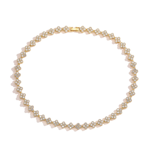 Collar Clover Mini Dorado - Ámbar Joyas
