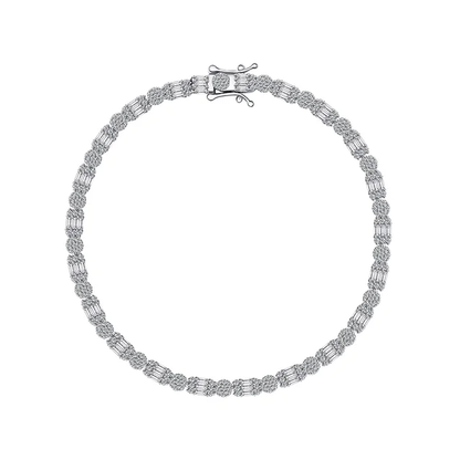 Pulsera Tennis Elegance Plata 925 - Ámbar Joyas