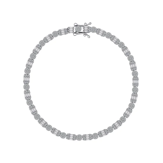 Pulsera Tennis Elegance Plata 925 - Ámbar Joyas