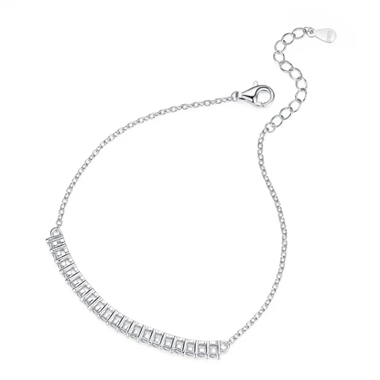 Pulsera Moisanitas Plata 925