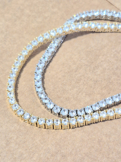 Collar Tennis Circones 3mm (2 Colores)