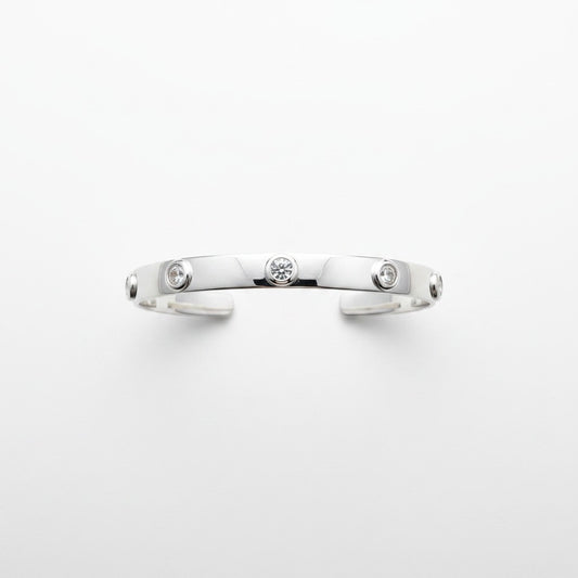 Brazalete Circones en Bisel – Baño de Plata