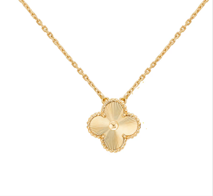 Cadena Clover Laser Dorado