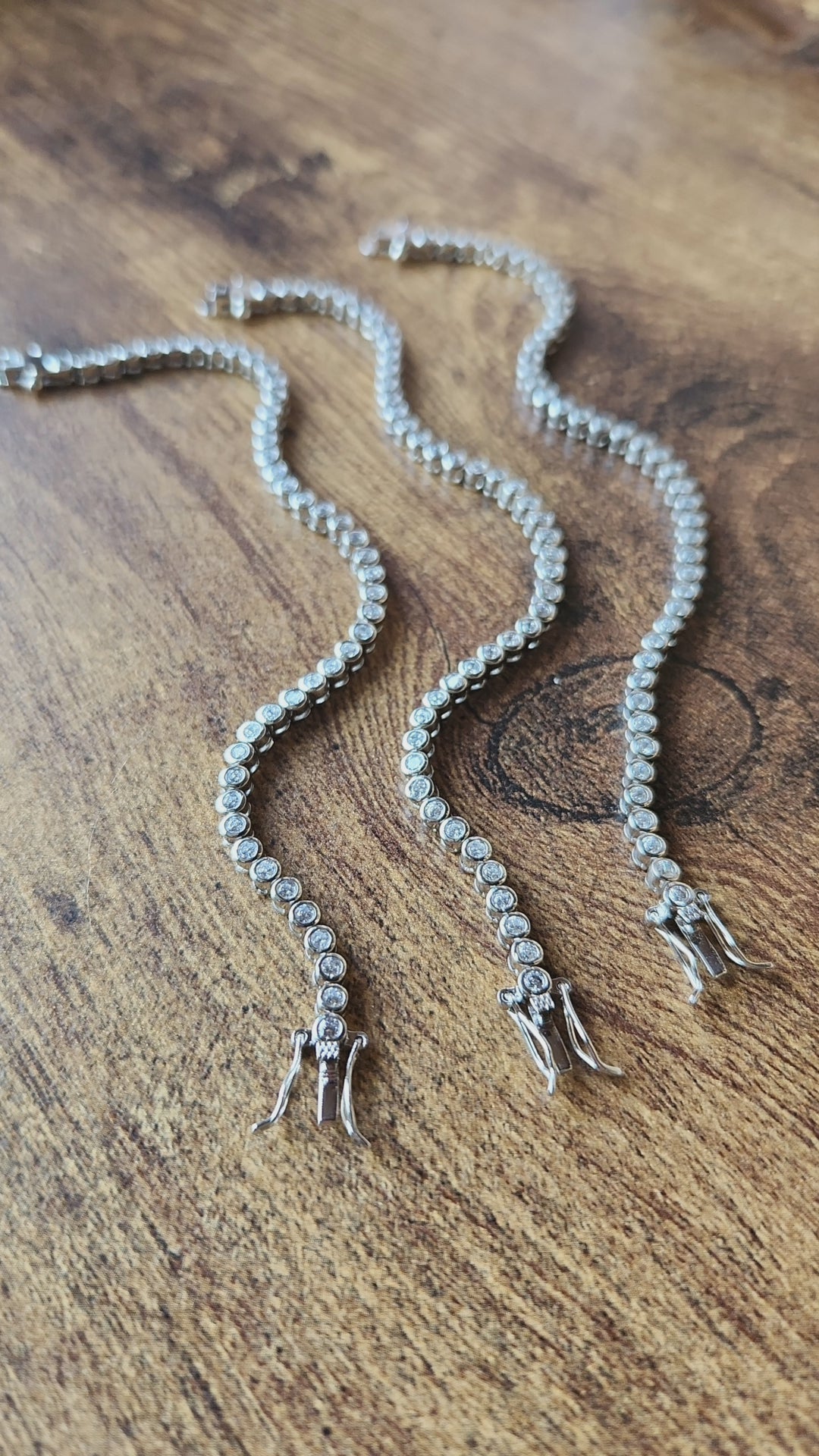 Pulsera Tennis Bezel - Ámbar Joyas