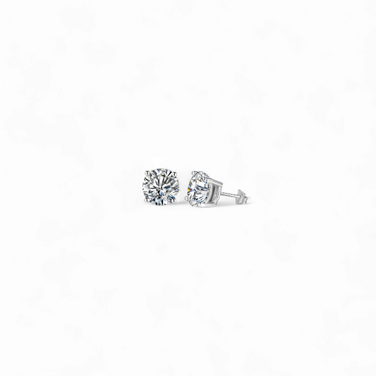 Aros Moisanitas 0.5ct - Ámbar Joyas
