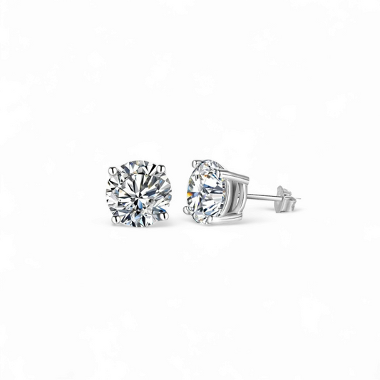 Aros Moisanitas 2.0ct - Ámbar Joyas