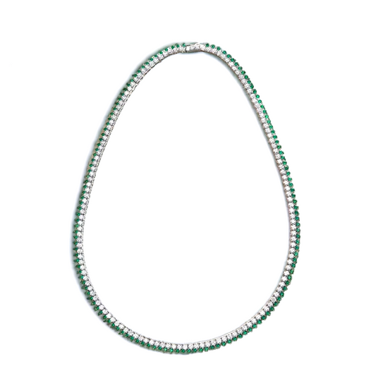 Collar Tennis de Moisanitas (A Pedido) - Ámbar Joyas